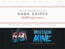 Tablet Screenshot of annazaires.com
